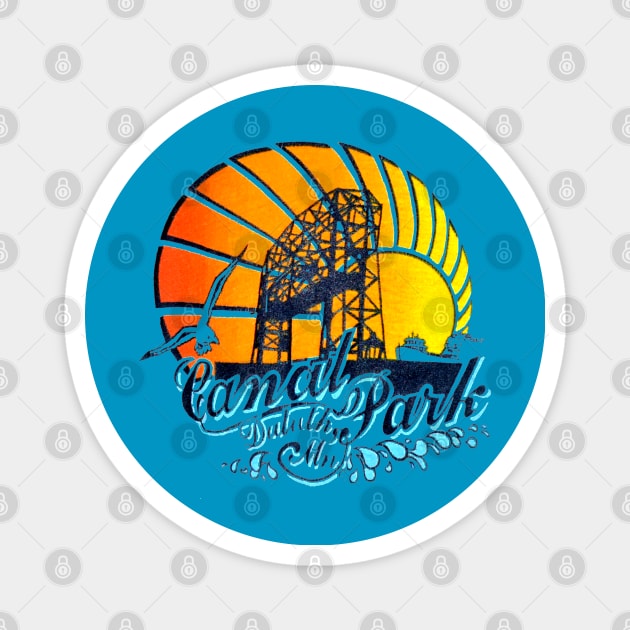 Canal Park Duluth Magnet by retrorockit